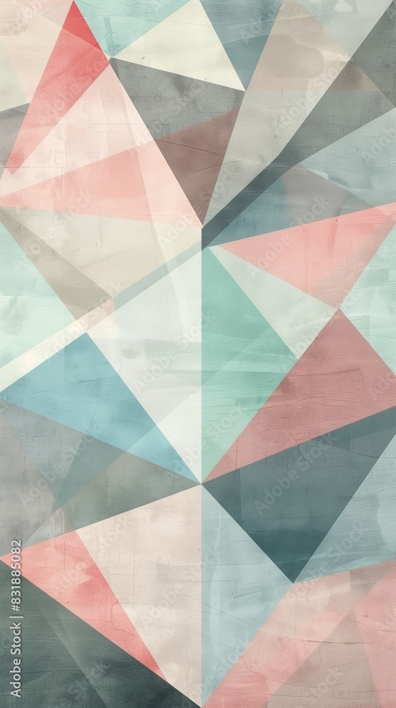 Minimalist geometric patterns in pastel shades for a stylish and contemporary wallpaper design ideal for bedrooms. Minimalist geometric patterns in pastel shades for a stylish and contemporary wallpaper design ideal for bedrooms.