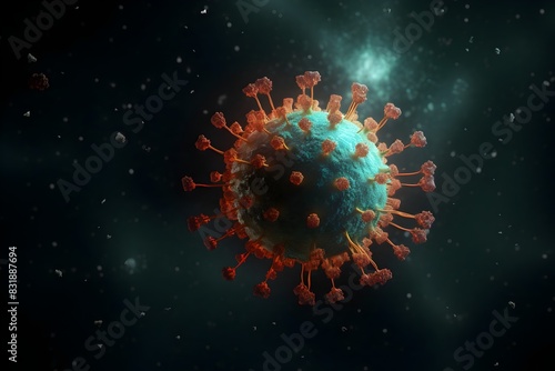 Microscopic View of Viruses