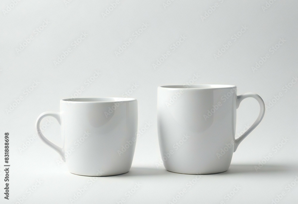 white coffee mug for mock-up in a white background white coffee mug for mock-up in a white background