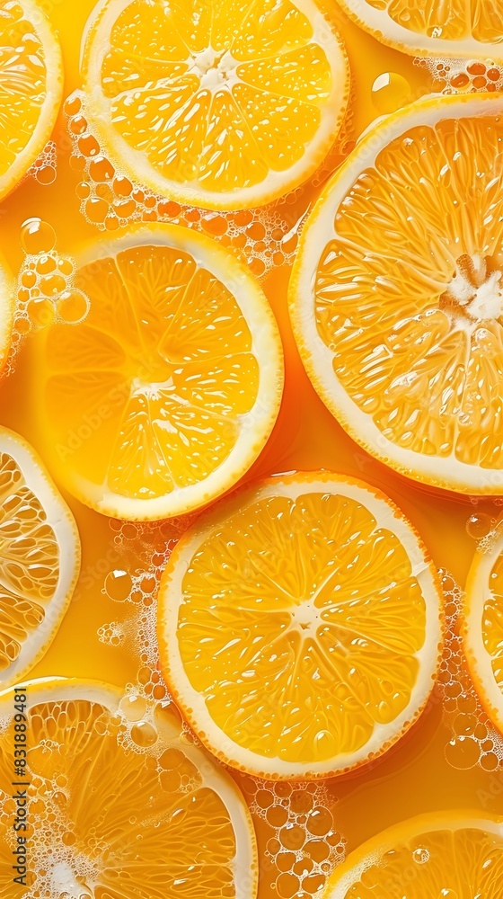 orange slices background orange slices background