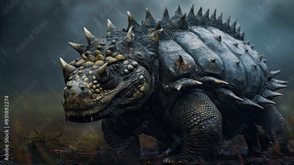 Majestic Dinosaur With Head Spikes Majestic Dinosaur With Head Spikes