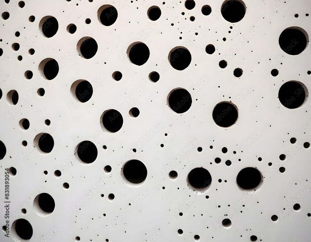Concrete Wall with Holes Concrete Wall with Holes