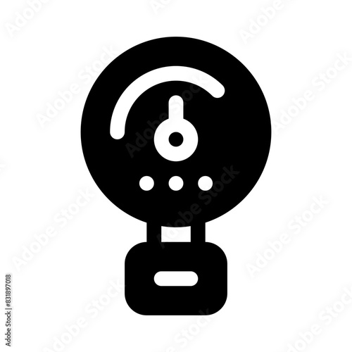 meter glyph icon