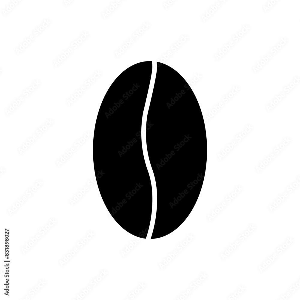 coffee bean glyph icon coffee bean glyph icon