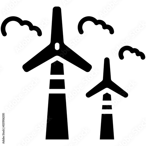 windmills solid icon