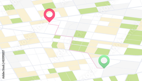 New pin location. We have moved new office icon location. Address move change location announcement business home map. Isometric vector illustration