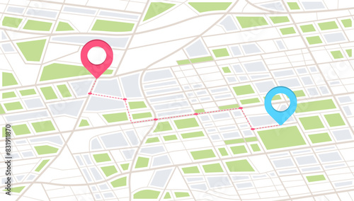 We have moved new office icon location. Address move change location announcement business home map. New pin location. Isometric vector illustration