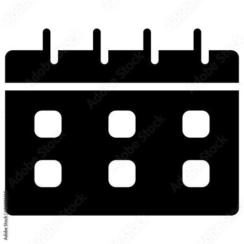 calendar solid icon