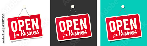 Open for business