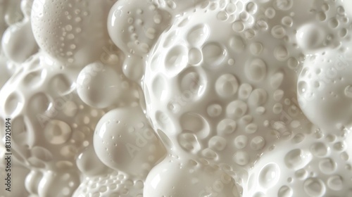 Textured foam plastic ball surface