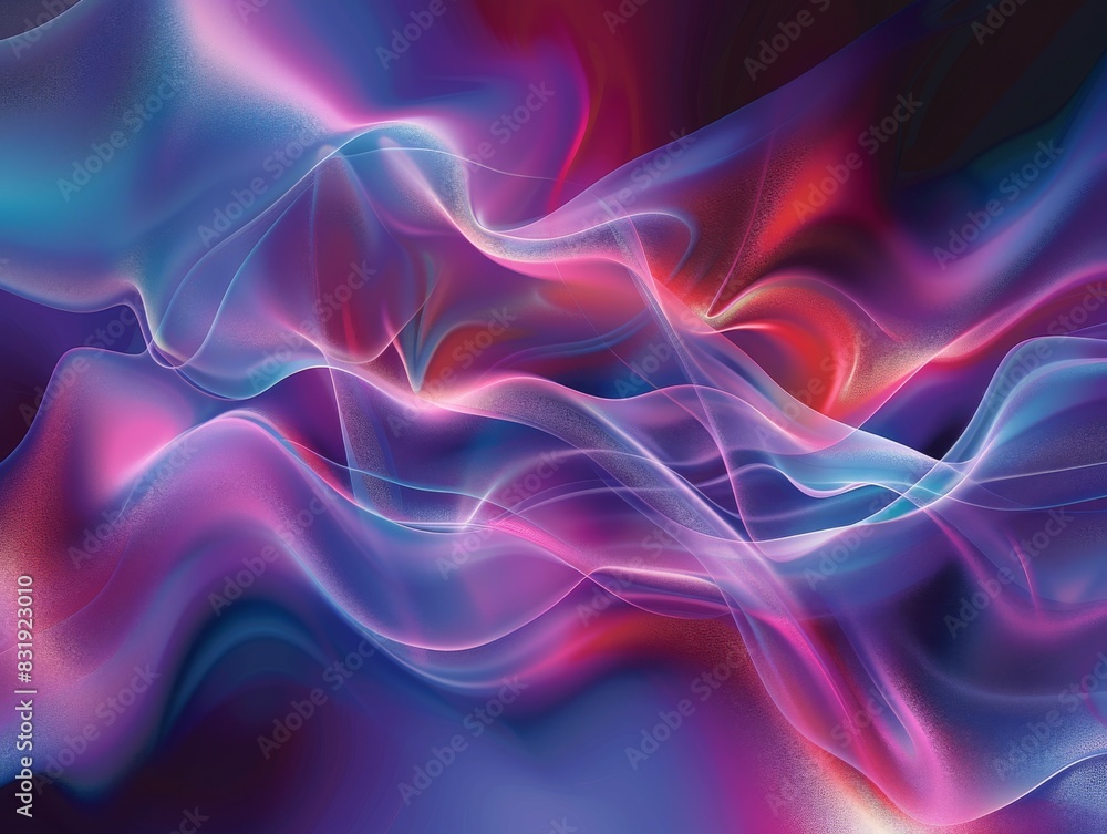 Create an abstract representation of Time Dilation using dynamic shapes and colors in a digital art style, Convey a sense of movement and distortion Create an abstract representation of Time Dilation using dynamic shapes and colors in a digital art style, Convey a sense of movement and distortion