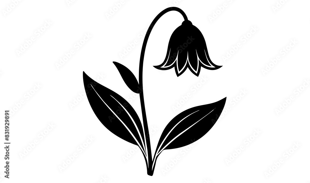 cherry blossom flower silhouette vector illustration cherry blossom flower silhouette vector illustration