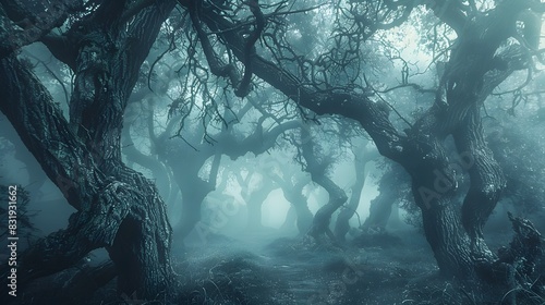 Haunting Misty Forest with ...