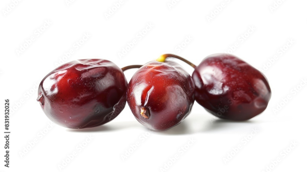 Fruit dates isolated on white background Fruit dates isolated on white background