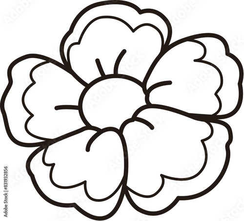Coloring floral bud