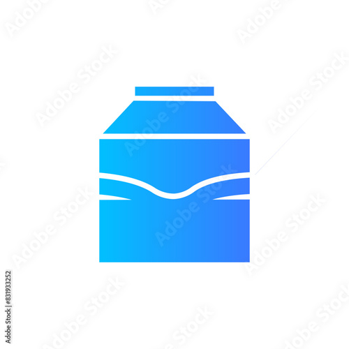 milk gradient icon