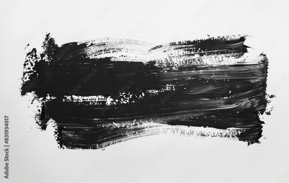 Abstract Black and White Ink Stroke Background. Abstract Black and White Ink Stroke Background.