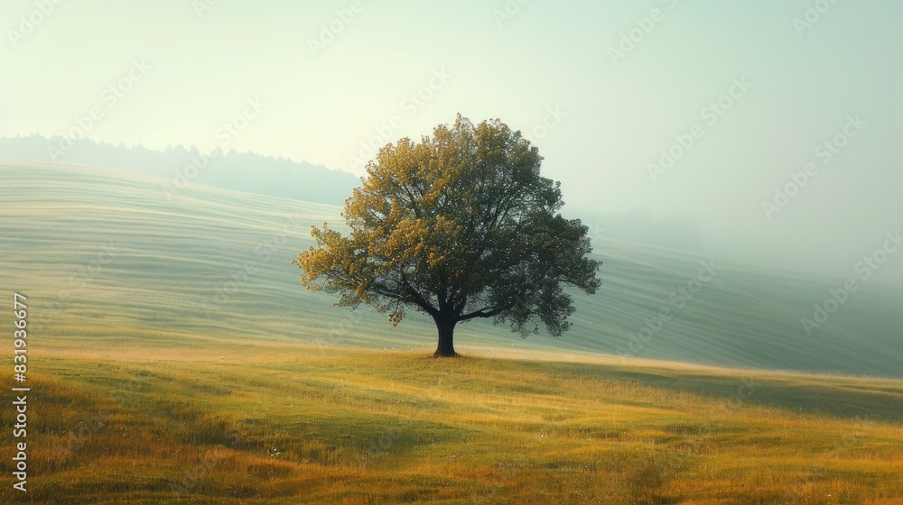 Fototapeta premium In the landscape of minimalist money, every choice is deliberate.