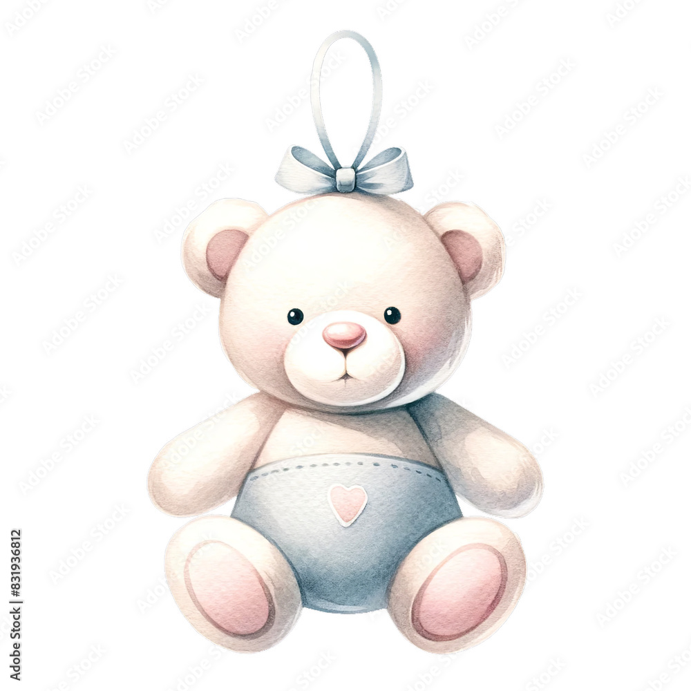Baby Teddy Bear with Ball Decoration Baby Teddy Bear with Ball Decoration