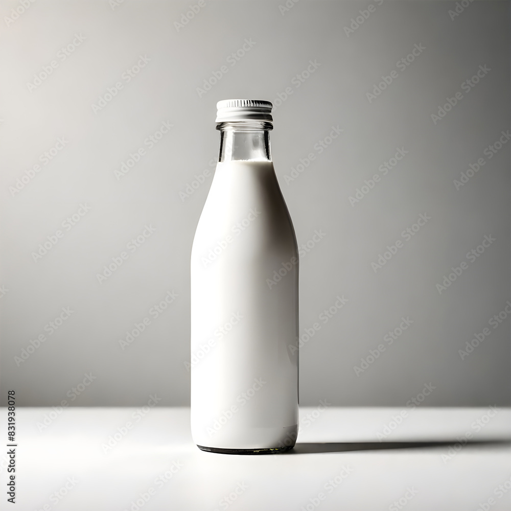 A bottle mockup for print your art A bottle mockup for print your art