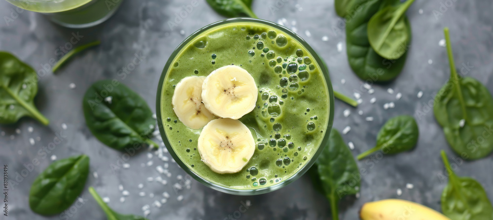 Healthy Spinach and Banana Smoothie Healthy Spinach and Banana Smoothie