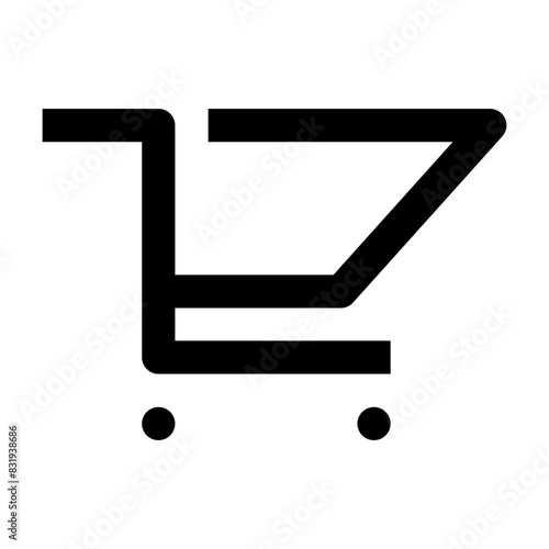 Shopping Mall cart one line public facilities
