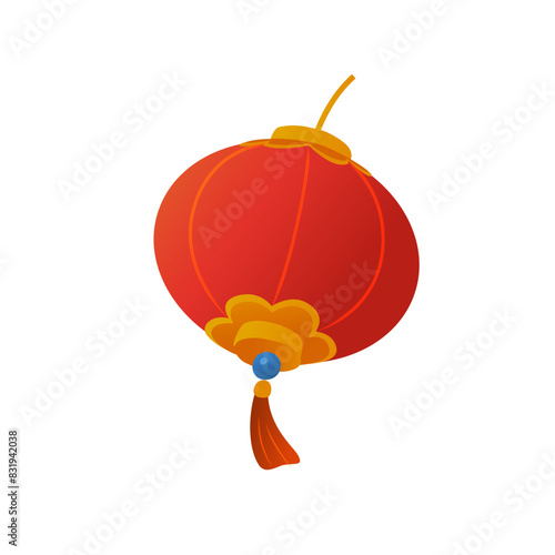 Hanging red Chinese lantern