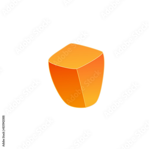 Sky lantern in orange