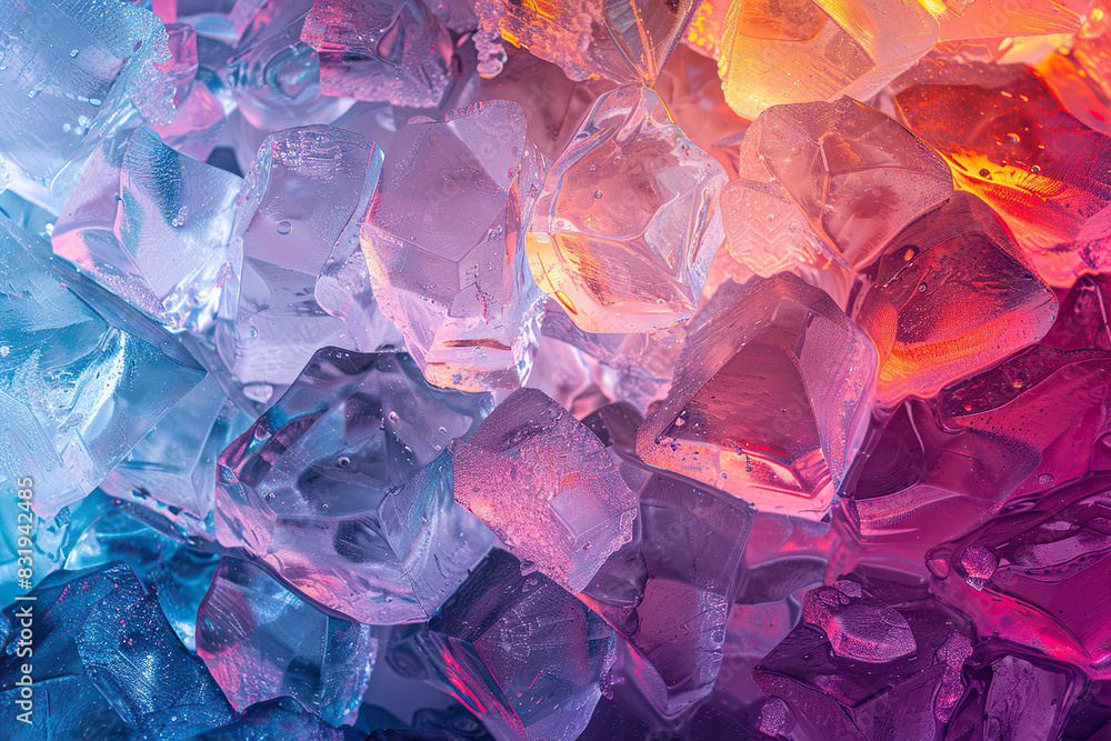 Generative ai on theme of beautiful texture transparent ice for design natural abstract background Generative ai on theme of beautiful texture transparent ice for design natural abstract background