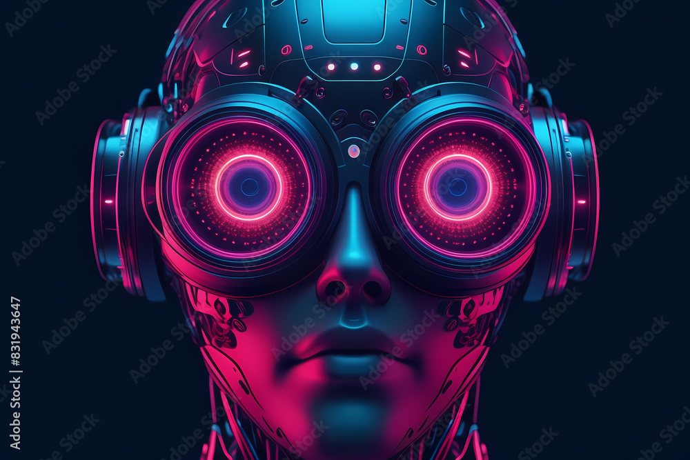 Humanoid Robot with AI and Camera Eyes Humanoid Robot with AI and Camera Eyes