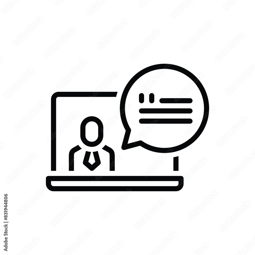 Black line icon for paraphrase Black line icon for paraphrase