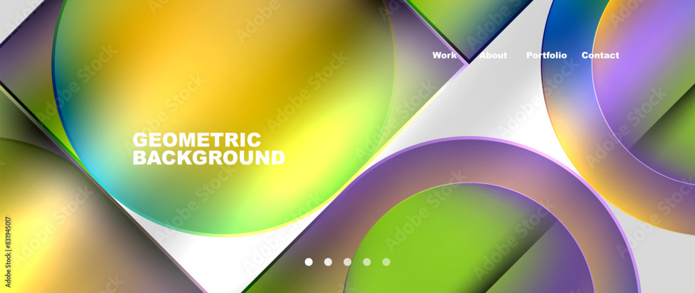 Round squares, circles with fluid gradients. Vector Illustration For Wallpaper, Banner, Background, Card, Book Illustration, landing page Round squares, circles with fluid gradients. Vector Illustration For Wallpaper, Banner, Background, Card, Book Illustration, landing page