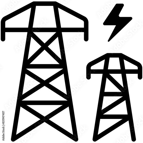 tower solid icon