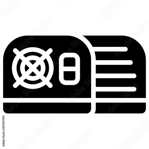 inverter solid icon