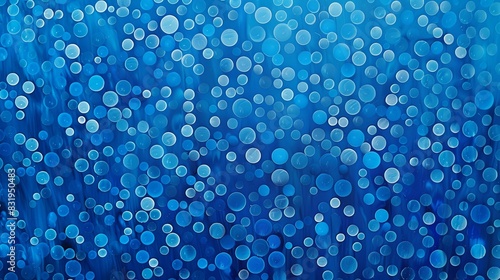 A blue background with many small blue circles