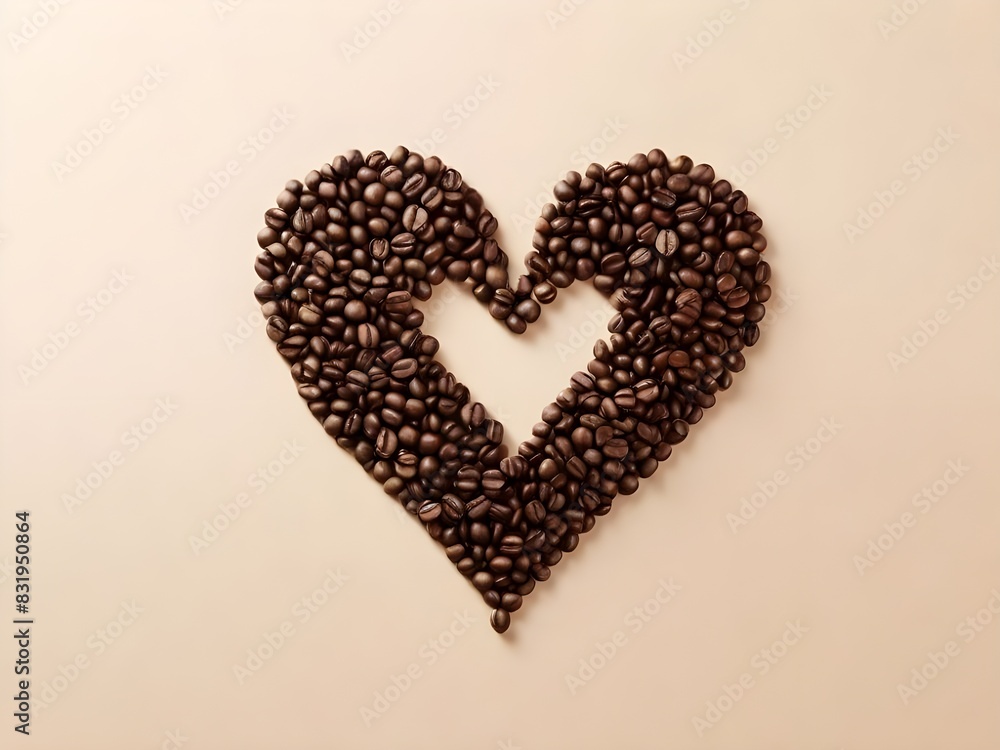 Coffee Beans Make A Heart Generative Ai Coffee Beans Make A Heart Generative Ai