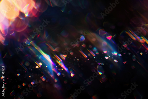 Glitter Rainbow Glow Effect Overlays - Magical, Sparkling, and Vibrant Rainbow Effects for Stunning Photo Transformations. Generated AI.