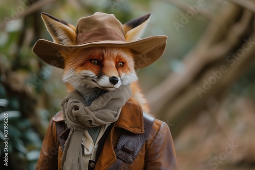 The fox in the hat