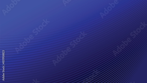 Blue gradient with curve line background for backdrop or presentation