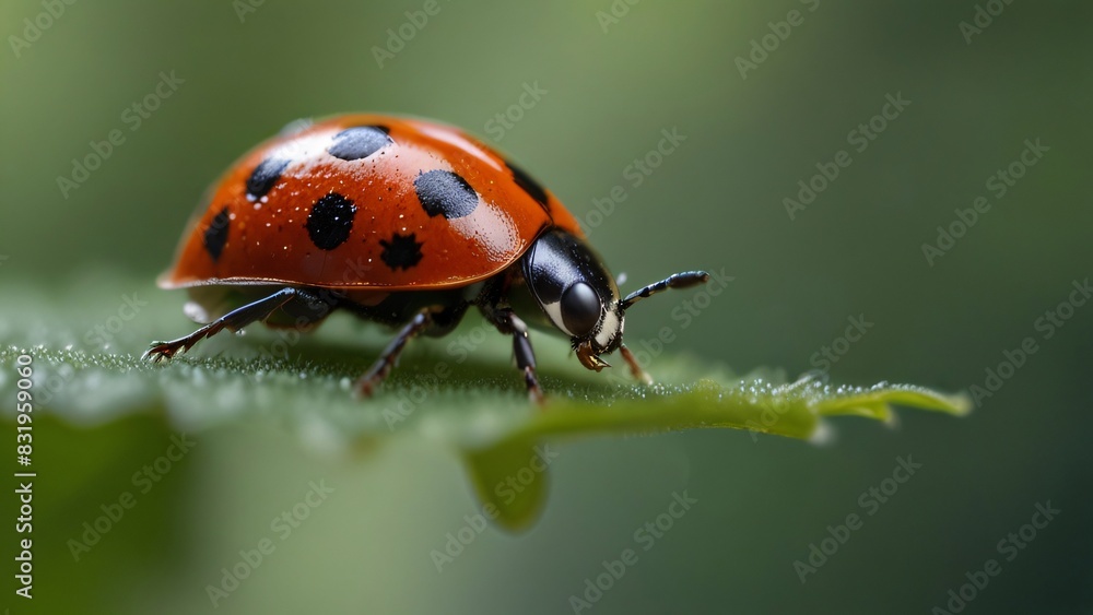 ladybug on leaf ladybug on leaf