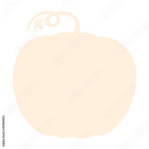 Silhouette of pumpkin