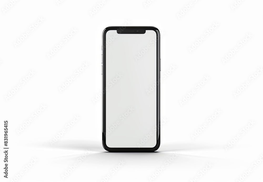 Sleek Iphone Mockup: Blank Screen for Your Creative Message Sleek Iphone Mockup: Blank Screen for Your Creative Message