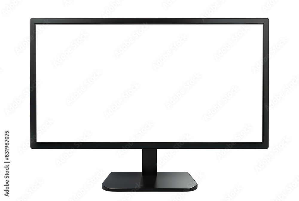 Black border digital screen display, cut out Black border digital screen display, cut out