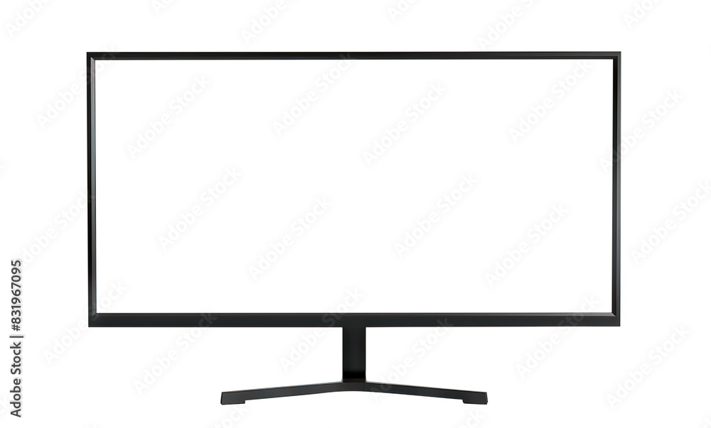 Black border digital screen display, cut out Black border digital screen display, cut out