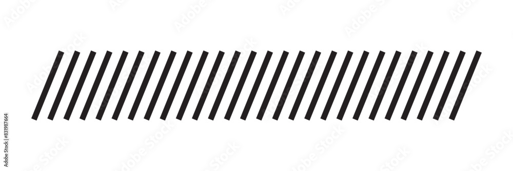 Slash line. Border with diagonal lines. Angle of tilt stripes. Black pattern of footer. Diagonal parallel lines divider strip. Tilt strip geometric abstract border. Slash divider. Slash line. Border with diagonal lines. Angle of tilt stripes. Black pattern of footer. Diagonal parallel lines divider strip. Tilt strip geometric abstract border. Slash divider.