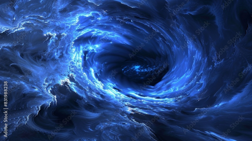 A stormy swirling vortex symbolizing the massive amounts of information being processed and analyzed. A stormy swirling vortex symbolizing the massive amounts of information being processed and analyzed.