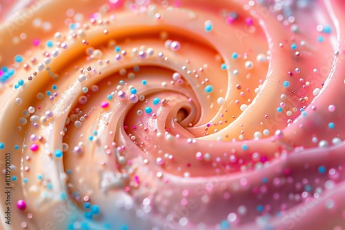 Vibrant and colorful rose petals with sparkling water droplets
