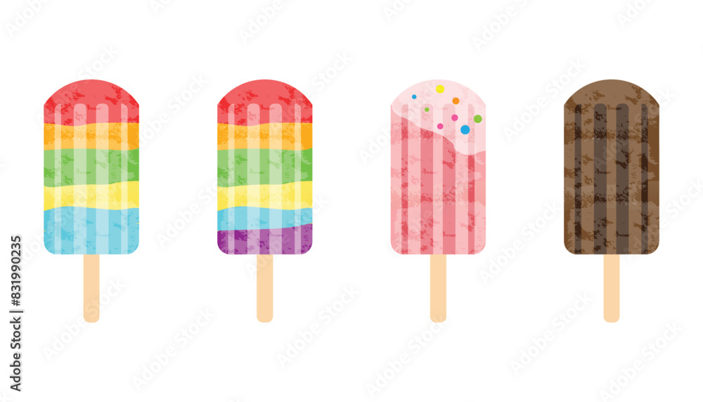 popsicle clipart. set of different popsicles clipart with rainbow, chocolate and strawberry theme. st of popsicle clipart png popsicle clipart. set of different popsicles clipart with rainbow, chocolate and strawberry theme. st of popsicle clipart png
