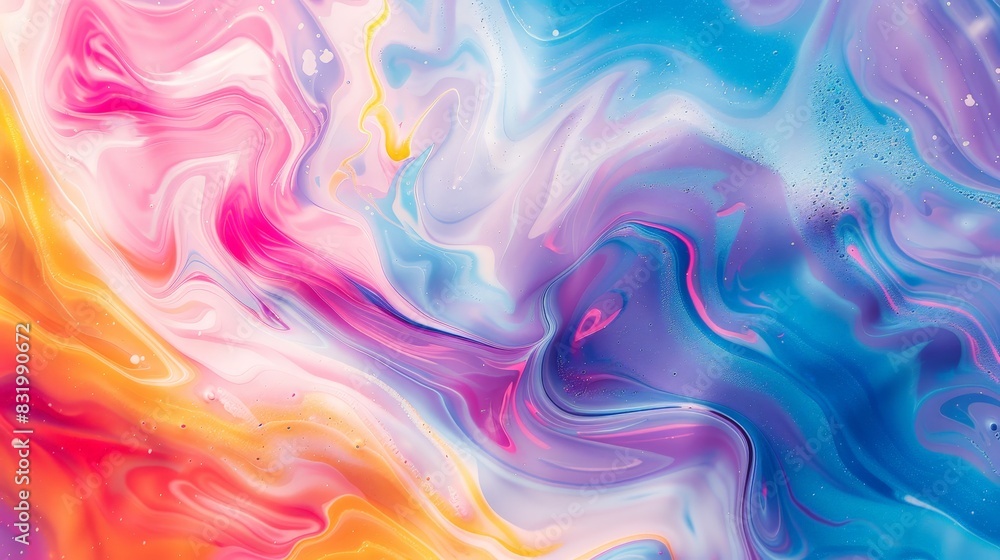 Vibrant abstract fluid art background Vibrant abstract fluid art background