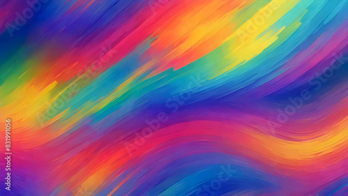 bright holographic abstract rainbow background.